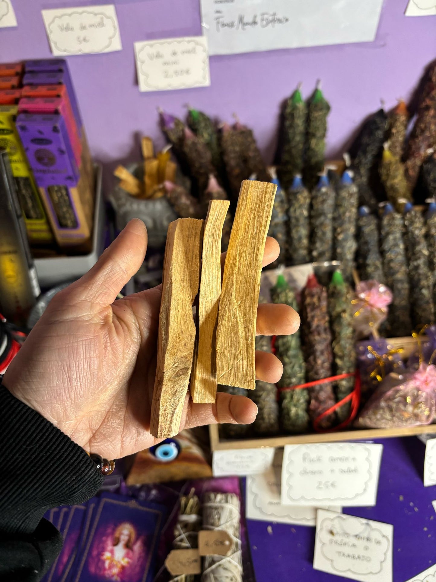 Pack de 3 varillas palo santo