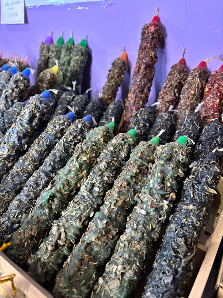Velas ritualizadas artesanales