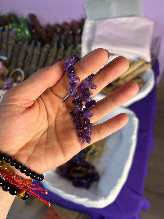 Pulsera chip amatista