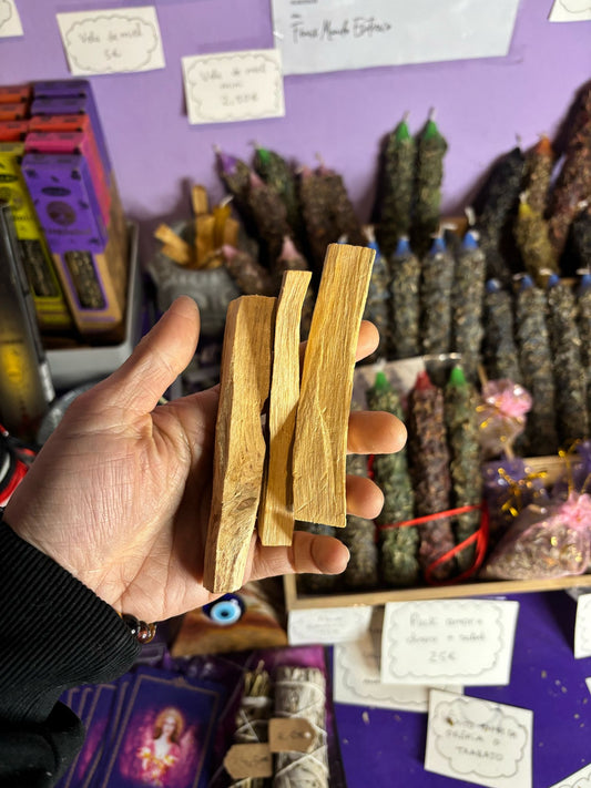 Pack de 3 varillas palo santo