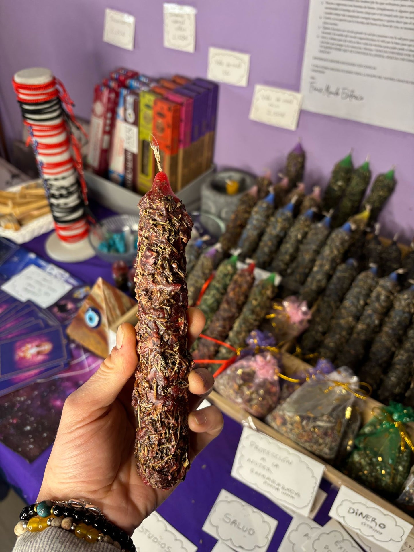 Vela ritualizada del amor