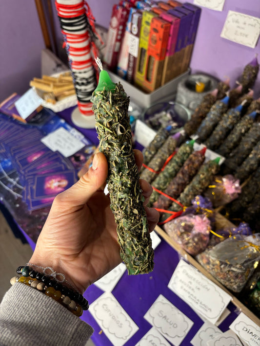 Vela ritualizada salud